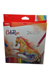 أقلام تلوين Deli ColoRun تحتوي على 24 قلمًا ملونًا - Sooqja سوقجة